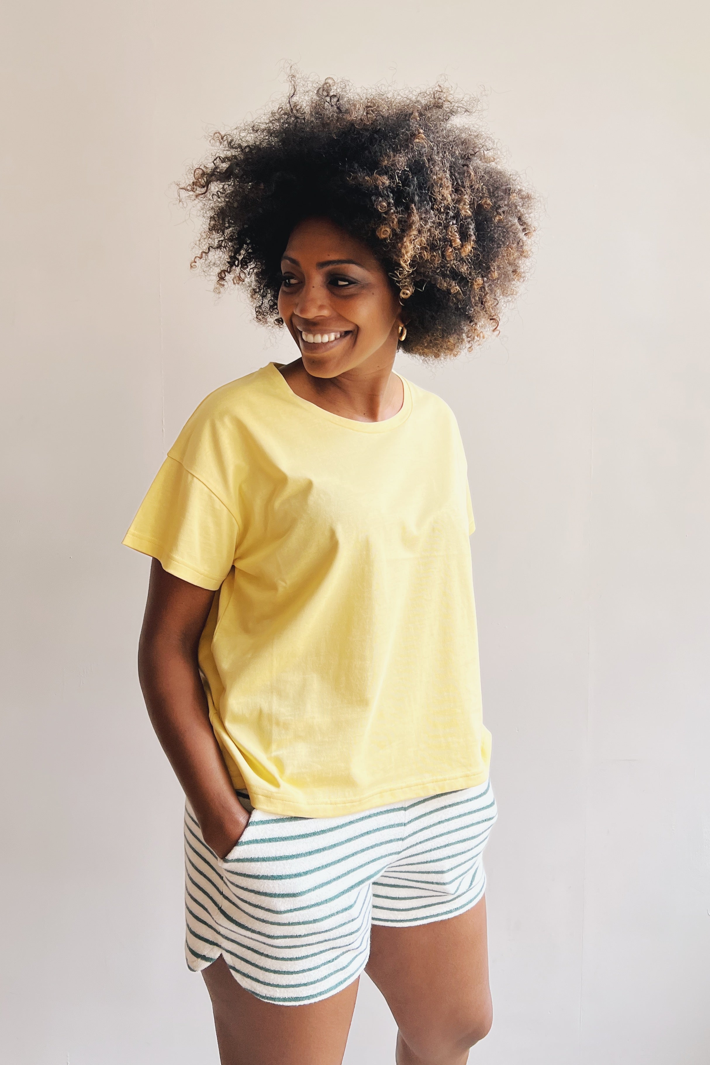 the dão store - T-Shirt Emma - Yellow - T-shirts | Tops