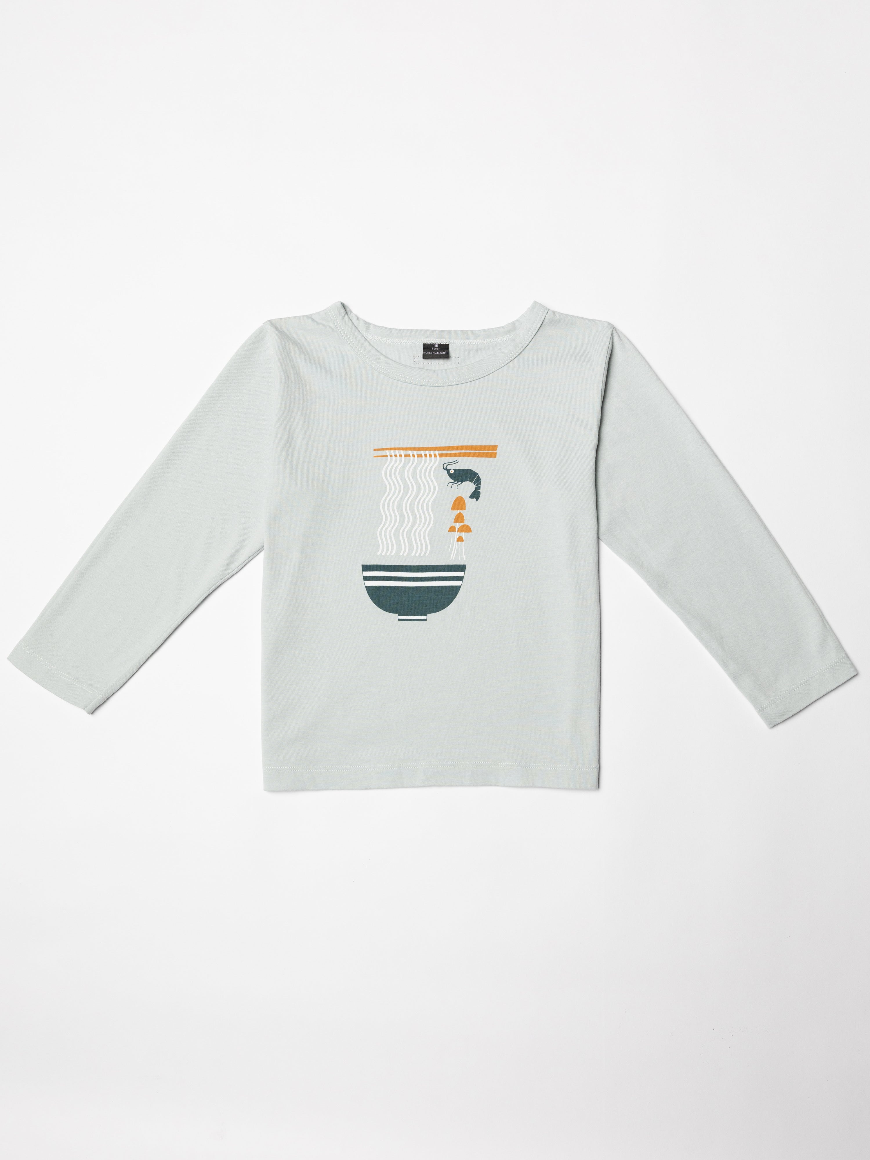 the dão store - Long Sleeve T-Shirt - Shrimp Chalk - T-shirts | Tops