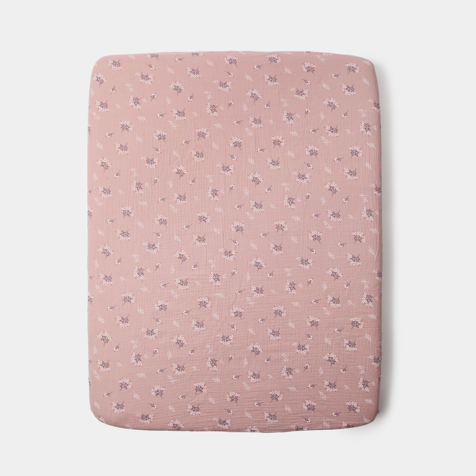 the dão store - Fitted sheet - Pink Heather - Fitted sheets