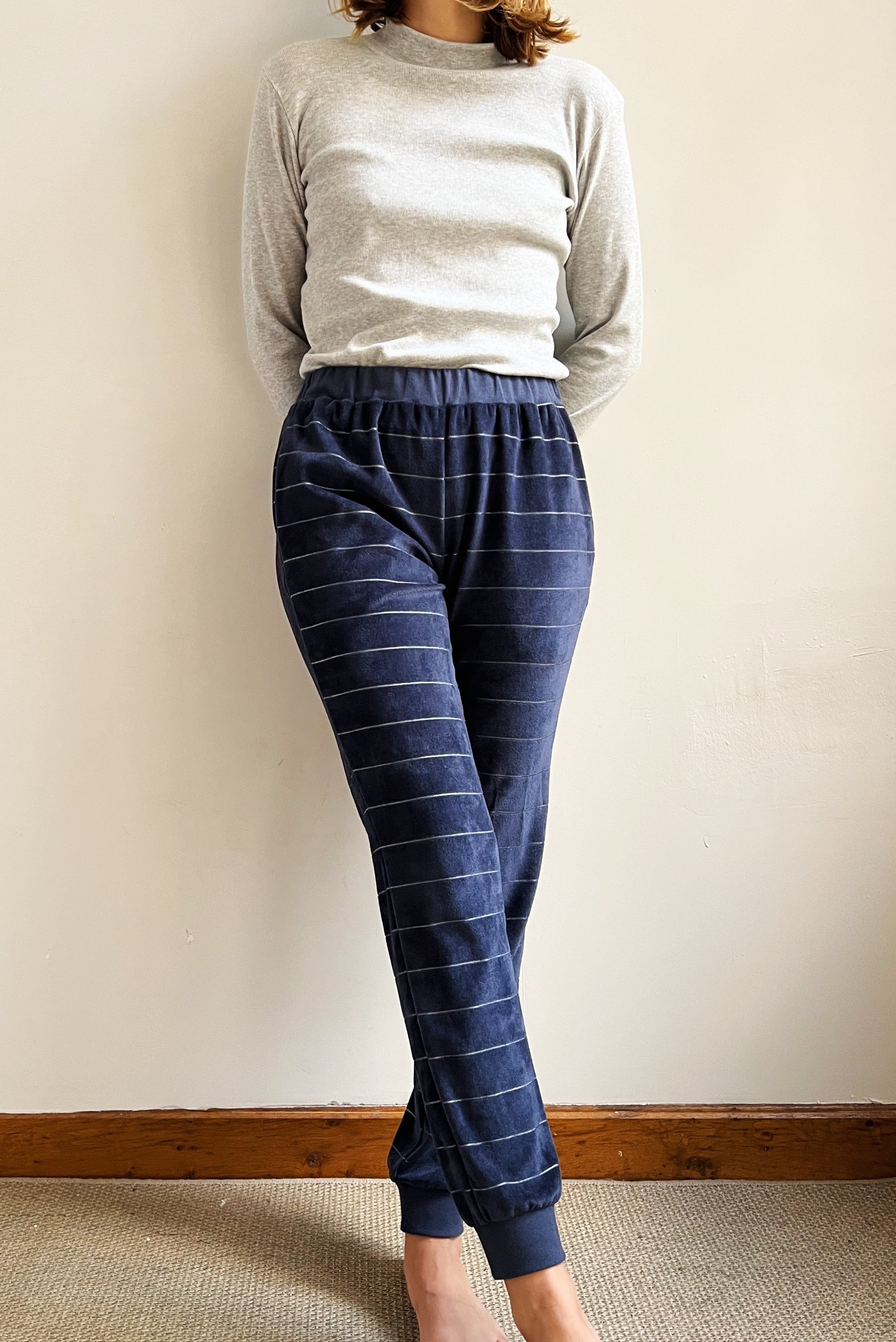 the dão store - Pants Nicky - Blue Velvet - Pants | Jumpsuits